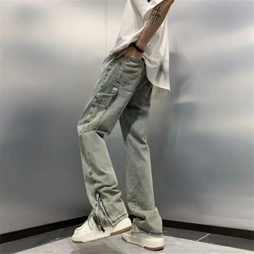 Men with Pockets Jeans Soft Washed Street Style Cowboy Pants2