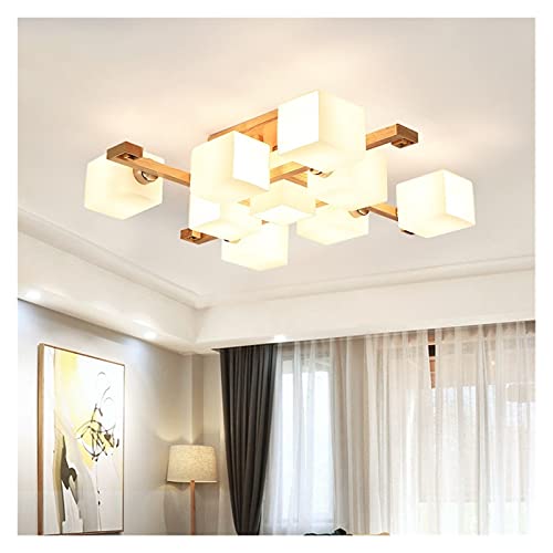 Chandelier en Cristal LED bois pour un éclairage de plafond sans éblouissement - 5