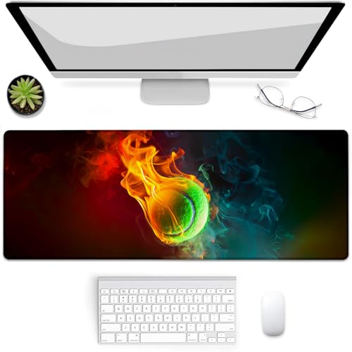 Tapis de souris grand format pour éviter les glissements de clavier sur bureau d'ordinateur