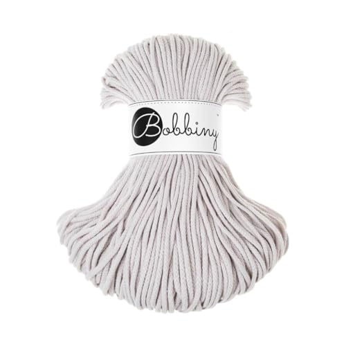 Bobbiny Corde Macramé Tressée Junior 3mm (Moonlight) 100m