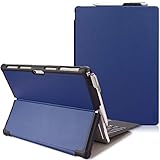 ProCase Microsoft Surface Pro 7 / Pro 6 / Pro 5 /Pro 2017 / Pro 4 / Pro LTE Case, Slim Light Smart Cover Stand Case with Built-in Surface Pen Holder, Compatible with Surface Type Cover –Navy
