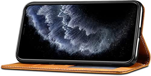 KAPPDE Capa para iPhone 11/11Pro/11Pro Max, capa carteira de couro à prova de choque com capa flip m