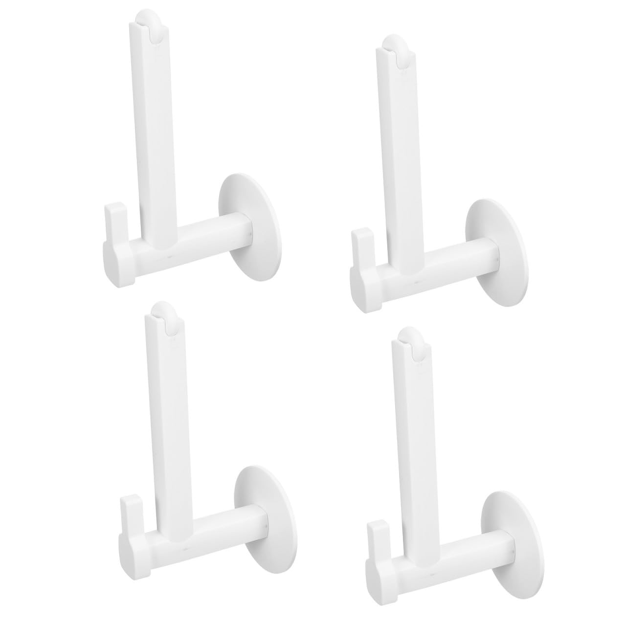 Soporte de báscula digital con ranura dedicada de montaje seguro en puerta de baño