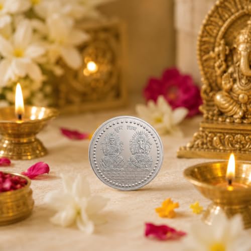 Image of [BIS Hallmark Company] 10 Gram German Silver Coin with Gangajal