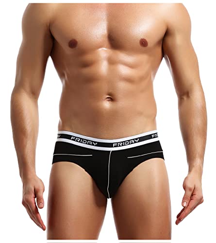 Men's Briefs Soft Moisture-Wicking Underwear Covered Waistband with Contour Pouch Underpants2