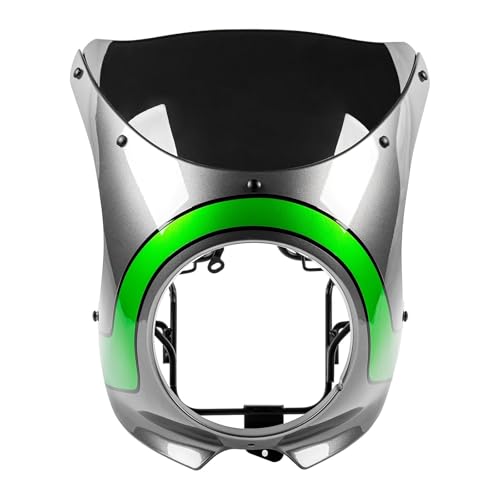 Capot avant masque Z900RS finition haut de gamme gris fumé