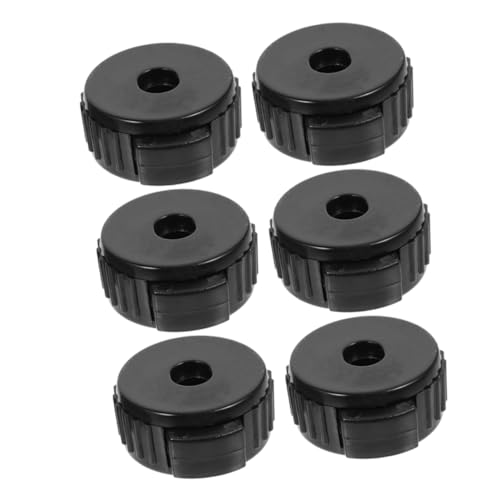 VICASKY Caps Drum Nut Fixing Buckle Quick Release Cymbal Nuts 6pcs Cymbal Parts Set for Drum Cymbals