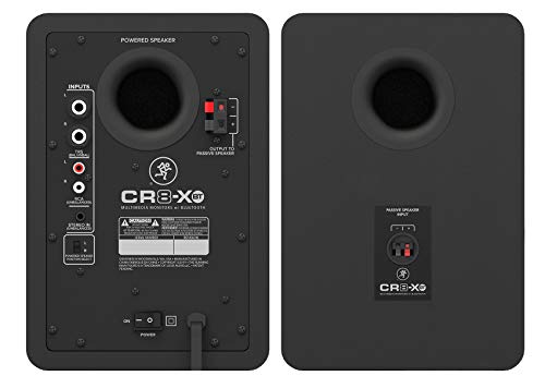 Image of Mackie CR-X Series, 8-Inch Multimedia Monitors with Professional Studio-Quality Sound, Bluetooth and Front Panel Controls - Pair (CR8-XBT)