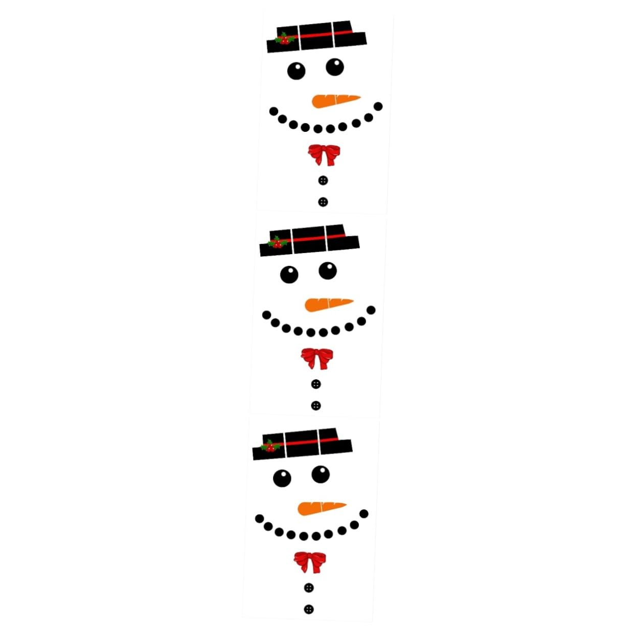 HANABASS 3sets Sticker Natalizio Per Finestre Con Tema e Pupazzo Di Adesivo Decorativo Per Porte e Vetrine Per Feste Di Natale e Inverno Facile Da Applicare e Rimuovere Di Alta Qualità