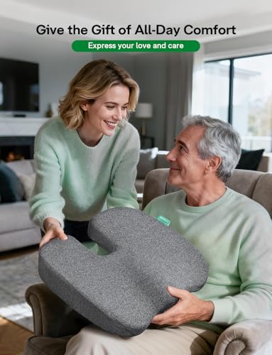 Medisana Gel Wheelchair-Seat-Cushions for Pain Relief, GC 100 Cooling-Cushions for Tailbone, Sciatica, Back & Hip Support and Pressure Sore, Ergonomic Office Chair Cushion for for Seniors and Adults - Image 3