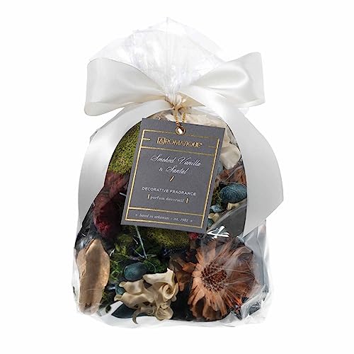 Aromatique Decorative Fragrance Potpourri, Smoked Vanilla & Santal, 8 Ounce
