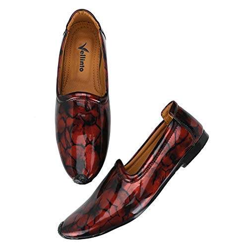 Image of Vellinto Leather Royal Look Patent Leather Shoes for Men | Men's Comfortable Patent Leather