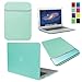 Price comparison product image LOVE MY CASE / BUNDLE EGG BLUE / OCEAN GREEN Hard Shell Case with matching NEOPRENE Sleeve Cover for Apple MacBook Air 11-inch 11.6" (Models: A1370 / A1465) (Will NOT fit Pro models)