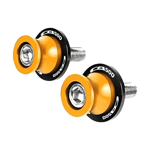 Tornillo de Soporte M8 para Motocicleta, Carrete de balancín Trasero CNC para Honda Cb500 CB 500 1994 1995 1996 (Color : D, Tamaño : 8MM)