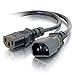 Switchcraft P2725 18 AWG Computer Power Cord Extension Iec320c13 to Iec320c14, Black ( 3 Feet/0.91 Meters)