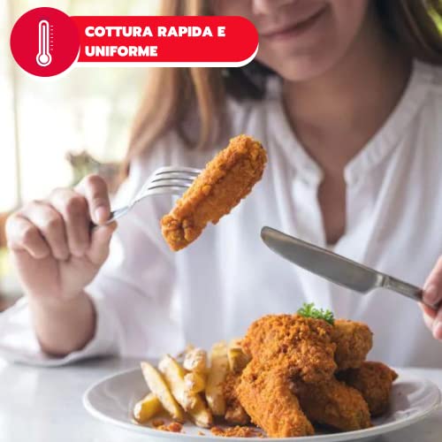 ARDES - AR1K32D Heteluchtfriteuse capaciteit 2 liter kleine luchtfriteuse met digitaal display en timer 60 minuten maximale temperatuur 200 °C Eldorada Mini D - Afbeelding 6