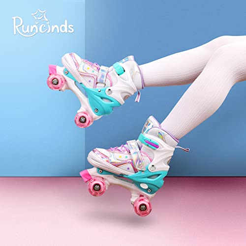 Verstellbare Rollschuhe Runcinds in 4 Größen für Kinder