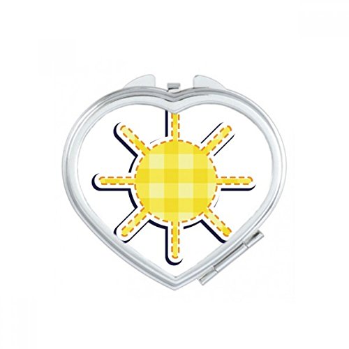 Miroir compact portable ovale mignon petit miroir main pour retouches - 2