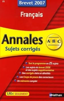 Paperback ANNAL ABC SUJ BREVET FRANCAIS [French] Book