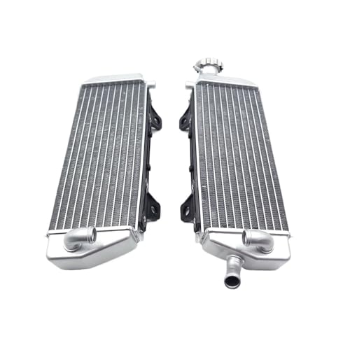 オートバイ用アルミレーシングラジエーターウォータータンククーラー、KTM HUSQVARNA SX125 SXF250 XC250 SX250 FC250 FX350 TC250 TE150 2016-18対応(1 Kit)