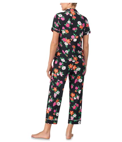 Image of kate spade new york Short Sleeve Cropped Pant PJ Set