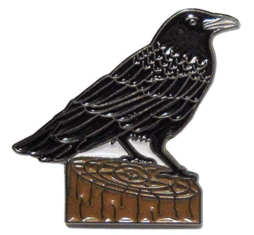 Mainly Metal ™ Anstecknadel Amsel Rabe Rook Crow Ornithologie Brosche Cover