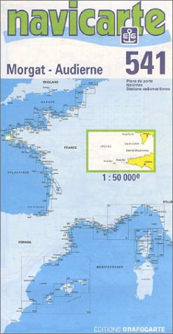 Carte marine Morgat - Audierne