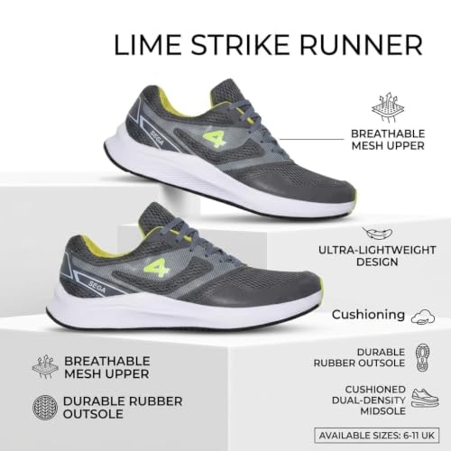 Image of SPOTLIFESZ Men's Running Shoes | Sports Shoes for Men | Lightweight Breathable Mesh Walking & Jogging Shoes | Cushioned Sole Athletic Footwear
