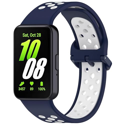 JUNENTER �V���R�� �X�|�[�c�o���h Samsung Galaxy Fit 3 �p �ʋC�� �c�[�g�[�� ���E�� �����p���v�X�g���b�v Galaxy Fit 3 2024 SM-R390 ���f�B�[�X �����Y (�u���b�N�O���[)