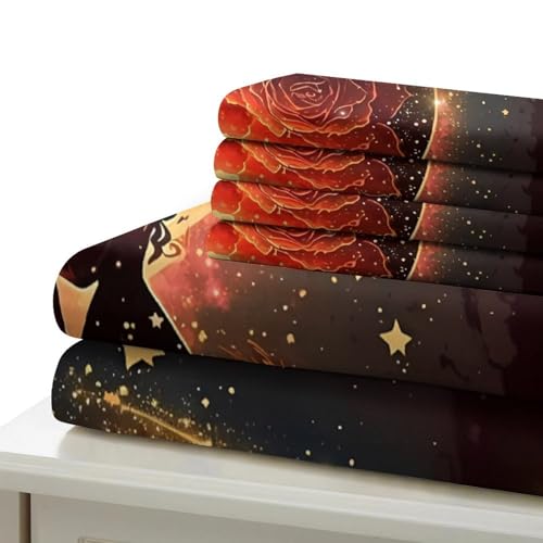 Parure de lit microfibre ultra douce et résistante effet 3D rétro - 7