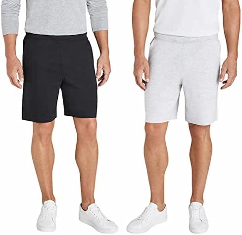 Short De Détente Eddie Bauer Homme Taille L, Gris, Cordon, Poches Zippées, Très Bon état