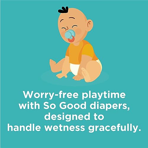 Image of High Absorption Sooo Good Baby Diaper Pant, M Size (7-12 kg), 8 Pant - (Pack of 24)