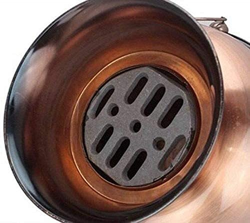 Olla tradicional de cobre para fondue y hot pot miniatura 6