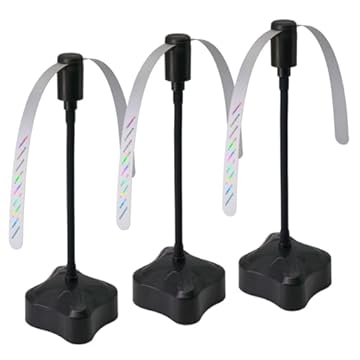 Panngu 3-pack ventilatore anti zanzara con protezione silenziosa a 360°, adatto per tavoli, barbecue e pieghevoli esterni