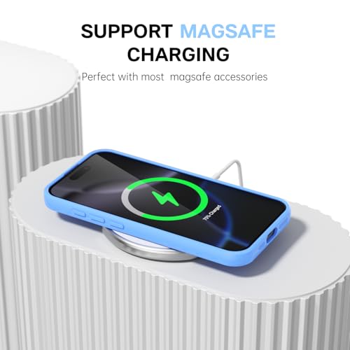 Coque iPhone 16 Pro Max fine anti-rayure compatible Magsafe avec cadre objectif