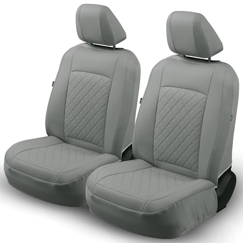 Housses de siège avant de voiture en cuir synthétique GMC Sierra 1500 2500 3500 2007-2026