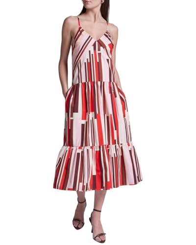 BCBG ���f�B�[�X �m�[�X���[�u V�l�b�N �X�g���C�v �R�b�g�� A���C�� �~�f�B�h���X, Rouge Amour Multi, 16