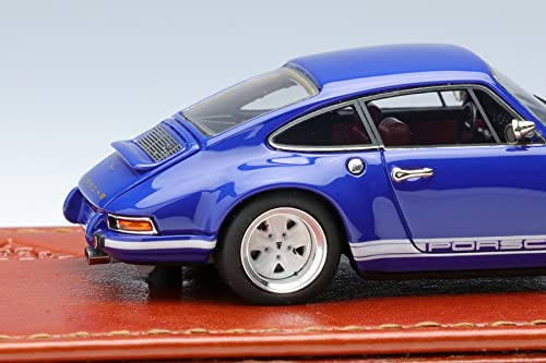 Amazon | Titan64 1/64 Singer 911 (964) Coupe ブルー 完成品 TM001J