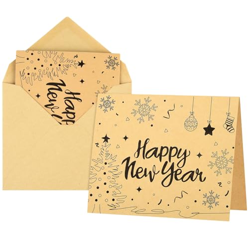Morcheiong 36pcs Happy New Year Greeting Cards...