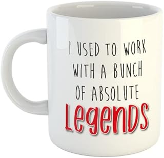 I used to work with a bunch of absolute legends Mug Red | Rude Mugs | Offensive Mugs | Novelty Mugs | Funny Mugs | Leaving Mugs Gifts | Office Mugs | New Job Mugs | Colleague Gift | Novelty Gifts