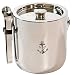Stock Harbor 3 Liter Insulated Double Wall Stainless Steel Ice Bucket with Tongs Storage and Sealed Lid