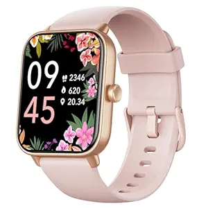 Fitpolo Fitness Tracker with Heart Rate Monitor, Smart Watch 1.3 inches Color Touch Screen IP68 Waterproof Step Calorie Counter Sleep Monitoring Pedometer Watches Activity Trackers (Pink)