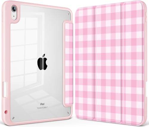 May Chen for iPad A16 11th Generation 11 inch 2025 - Pink Checkered