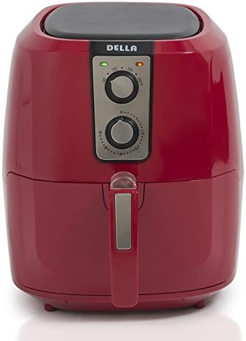 1800w Compact Air Fryer Rapid Air Technology X-Large Red Cooker Oil-Less 5.8qt