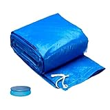 Happyyami Cubierta De Piscina Redonda 72 Pulgadas Funda para Piscinas Inflables Y De Estructura Protección contra Polvo Y Lluvia para Jardín Exterior