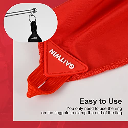 Gaitwin Horse Training Flag Equipment 10 Pcs With 2 Pcs Telescopic Flag Pole Lunge Whip Stick For Horsemanship Supplies - Upgrade Stitched Loop Design #TOP4