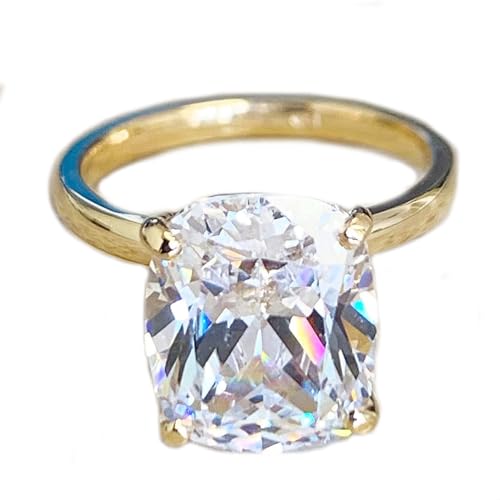Stunning 4 Carat Cushion Cut Ring