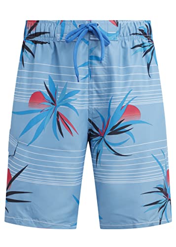 Image of Kanu Surf Men's Big Viper Extended Size Stripe Swim Trunk