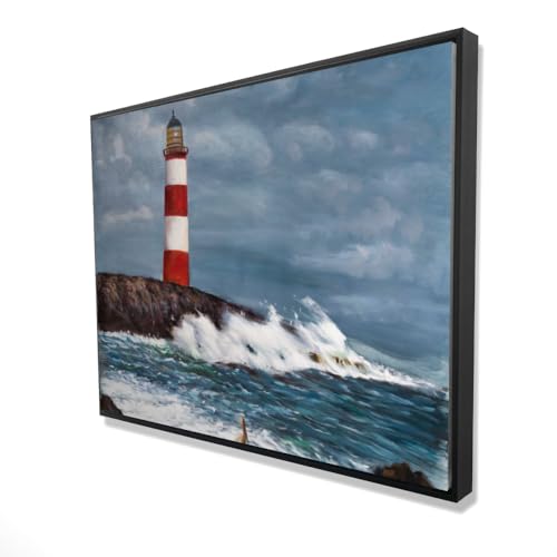 Begin Home Decor 2081-3648-CO51 36 x 48 in. Lighthouse at