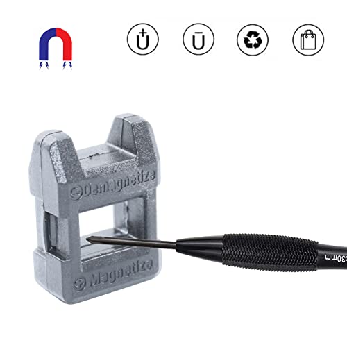 Precision Screwdriver Set Toolmak 21Pcs Magnetic Small Screwdriver With Slotted Phillips Torx Star Pentagram Screwdrivers Tweezers For Repairing Smartphone, Laptop, Watches #TOP3